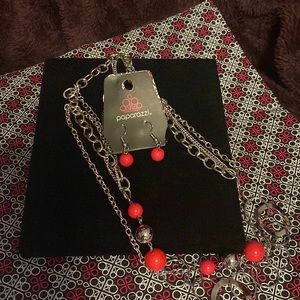 Paparazzi Necklace with Matching Earrings